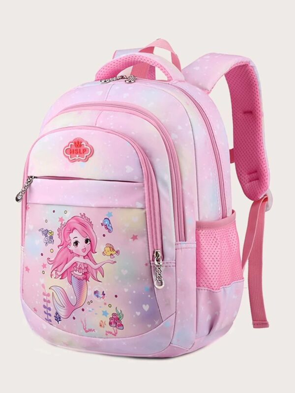 Mochila para niña con diseño de sirena