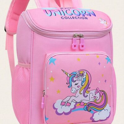 Mochila para niña con dibujo de unicornio