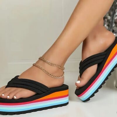Sandalias de plataforma alta
