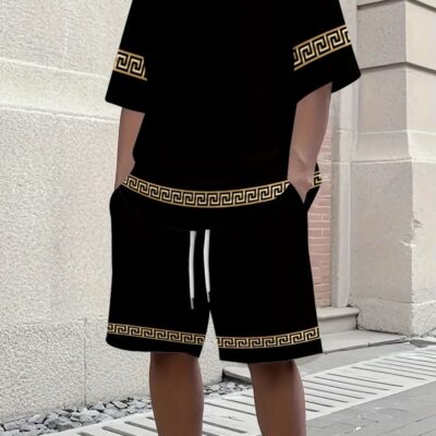 Conjunto de camiseta y shorts para hombre